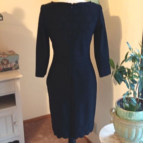 Julia Jordan Little Black Bodycon Dress. Whimsigoth,  Cocktail,  Textured - Picture 9 of 16